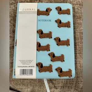 NEW Dachshund Fuzzy Notebook